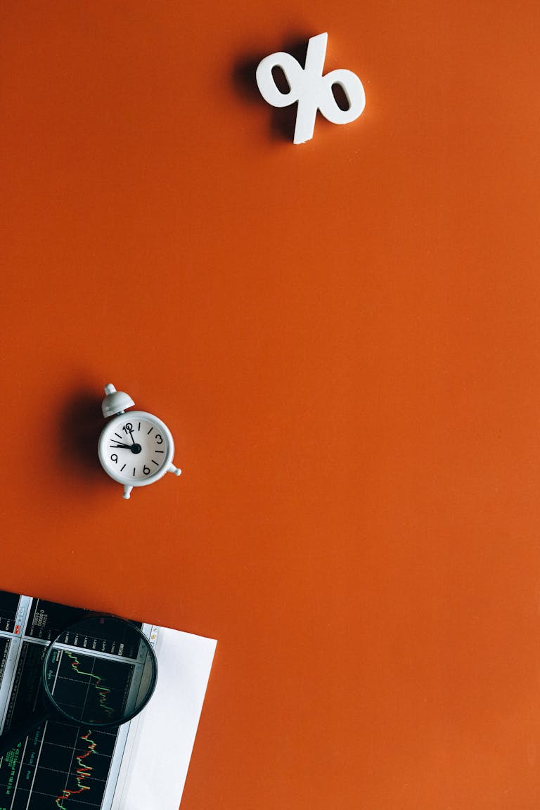 A clock morphing into a checkmark, symbolizing time conquered