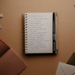 A minimalist to-do list with three tasks highlighted or circled